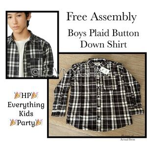Free Assembly Plaid Shirt Boys🎉HP🎉